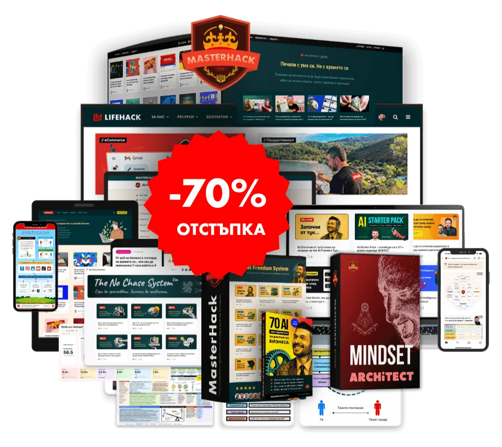 Всичко в клуба Мастърхак: ходовете, протоколите, AI инструментите, общността, Mindset Architect и подаръците